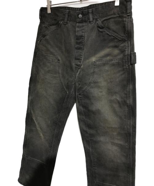 RRL（ダブルアールエル）RRL (ダブルアールエル) ダブルニーペインターパンツ ブラック サイズ:W32 L32の古着・服飾アイテム