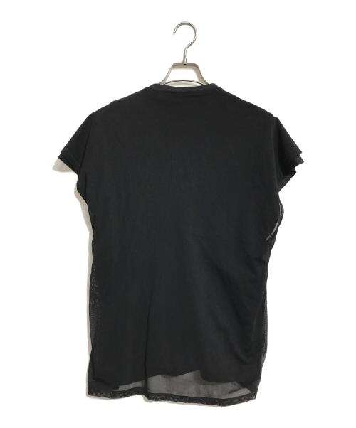 KIKO KOSTADINOV（キコ・コスタディノフ）KIKO KOSTADINOV (キコ・コスタディノフ) INEX MESH SLEEVELESS ブラック サイズ:46の古着・服飾アイテム