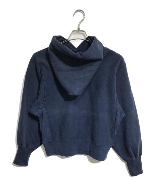 Champion（チャンピオン）Champion (チャンピオン) 2段プリントリバースウィーブパーカー ネイビー サイズ:Mの古着・服飾アイテム