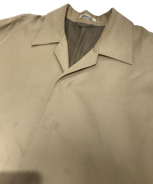 AURALEE（オーラリー）AURALEE (オーラリー) ウールカルゼブルゾン ベージュ サイズ:4の古着・服飾アイテム