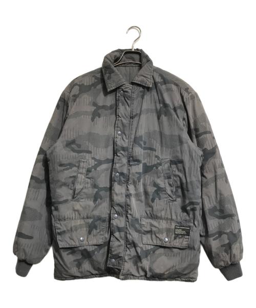 stussy（ステューシー）stussy (ステューシー) リバーシブル中綿ジャケット ブラック サイズ:Sの古着・服飾アイテム