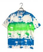 DISNEYディズニー）の古着「90s TYPHOON LAGOON総柄Tシャツ」｜マルチカラー