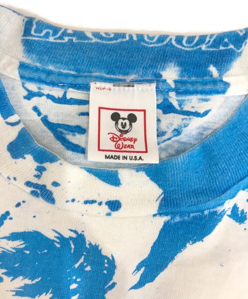 DISNEY（ディズニー）DISNEY (ディズニー) 90s TYPHOON LAGOON総柄Tシャツ マルチカラー サイズ:XLの古着・服飾アイテム