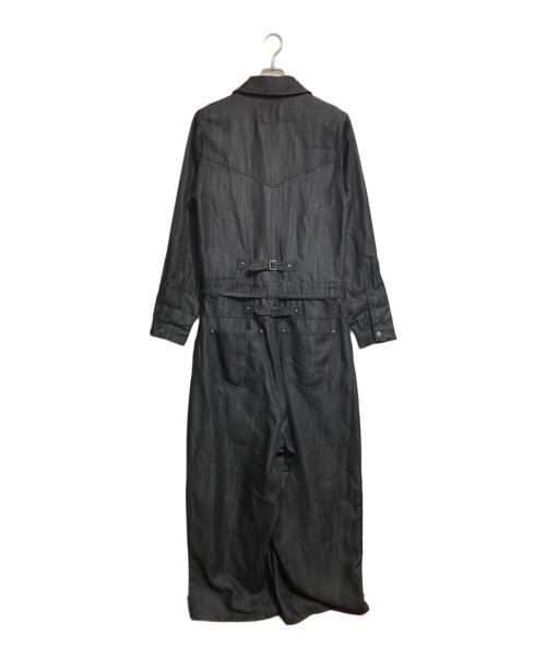 Ballsy.Brothers（ボールジーブラザーズ）Ballsy.Brothers (ボールジーブラザーズ) デニムオールインワン ブラック サイズ:Lの古着・服飾アイテム