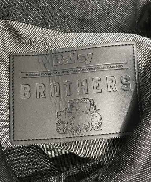 Ballsy.Brothers（ボールジーブラザーズ）Ballsy.Brothers (ボールジーブラザーズ) デニムオールインワン ブラック サイズ:Lの古着・服飾アイテム