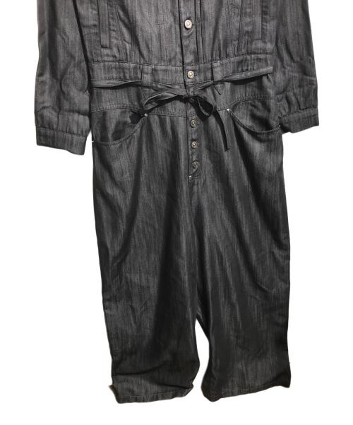 Ballsy.Brothers（ボールジーブラザーズ）Ballsy.Brothers (ボールジーブラザーズ) デニムオールインワン ブラック サイズ:Lの古着・服飾アイテム