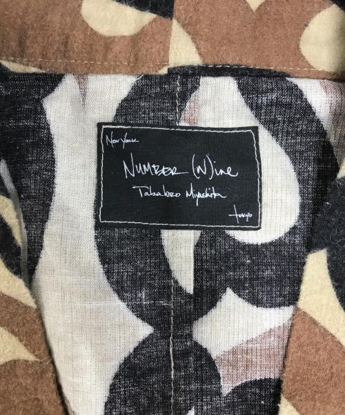 NUMBER (N)INE（ナンバーナイン）NUMBER (N)INE (ナンバーナイン) ハートトライバルカモ作務衣 ベージュ×ブラウン×ブラック サイズ:表記なしの古着・服飾アイテム
