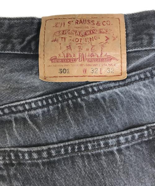 LEVI'S（リーバイス）LEVI'S (リーバイス) ブラックデニムパンツ ブラック サイズ:W32 L32の古着・服飾アイテム