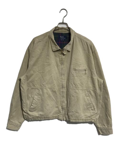 POLO RALPH LAUREN（ポロ・ラルフローレン）POLO RALPH LAUREN (ポロ・ラルフローレン) スイングトップ ベージュ サイズ:XLの古着・服飾アイテム