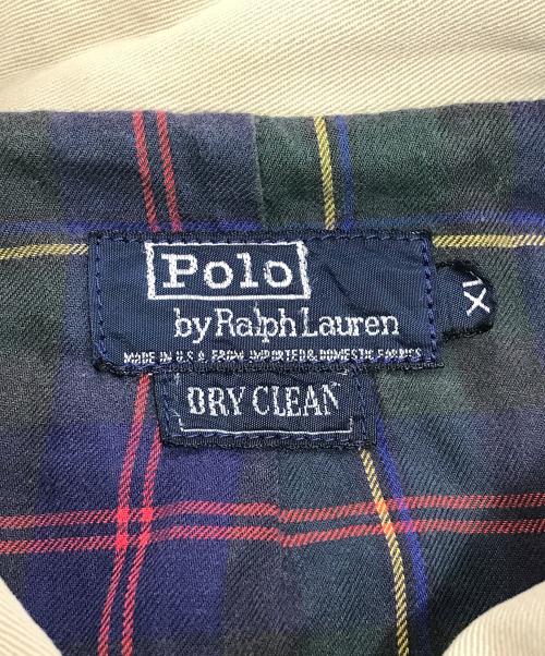 POLO RALPH LAUREN（ポロ・ラルフローレン）POLO RALPH LAUREN (ポロ・ラルフローレン) スイングトップ ベージュ サイズ:XLの古着・服飾アイテム