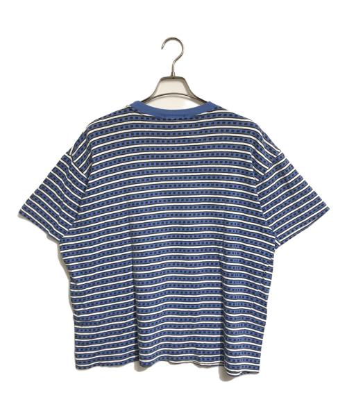 stussy（ステューシー）stussy (ステューシー) 総柄Tシャツ ネイビー サイズ:Lの古着・服飾アイテム