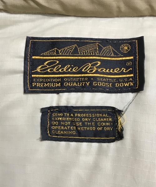 Eddie Bauer（エディーバウアー）Eddie Bauer (エディーバウアー) カラコラムグーズダウンジャケット ベージュ サイズ:不明の古着・服飾アイテム