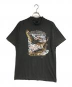 モーターサイクルTシャツモーターサイクルTシャツ）の古着「90s HARLEY-DAVIDSON(ハーレーダビッドソン) プリントTシャツ」｜ブラック