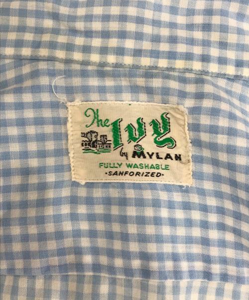 The Ivy by MYLAN（ジ・アイビー・バイ・マイラン）The Ivy by MYLAN (ジ・アイビー・バイ・マイラン) ボタンダウンオープンカラー スカイブルー サイズ:Lの古着・服飾アイテム