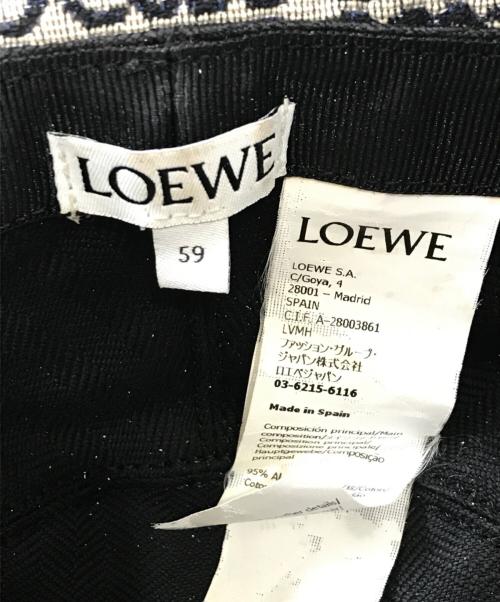 LOEWE（ロエベ）LOEWE (ロエベ) アナグラムバケットハット ネイビー サイズ:59の古着・服飾アイテム