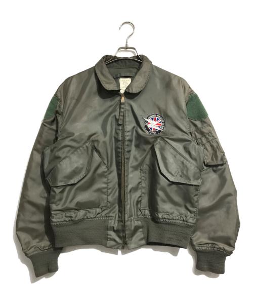 VINTAGE MILITARY（ヴィンテージ ミリタリー）VINTAGE MILITARY (ヴィンテージ ミリタリー) フライトジャケット カーキ サイズ:Lの古着・服飾アイテム
