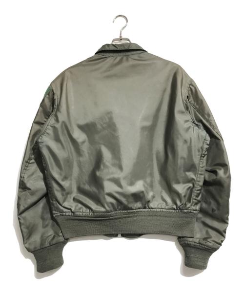 VINTAGE MILITARY（ヴィンテージ ミリタリー）VINTAGE MILITARY (ヴィンテージ ミリタリー) フライトジャケット カーキ サイズ:Lの古着・服飾アイテム