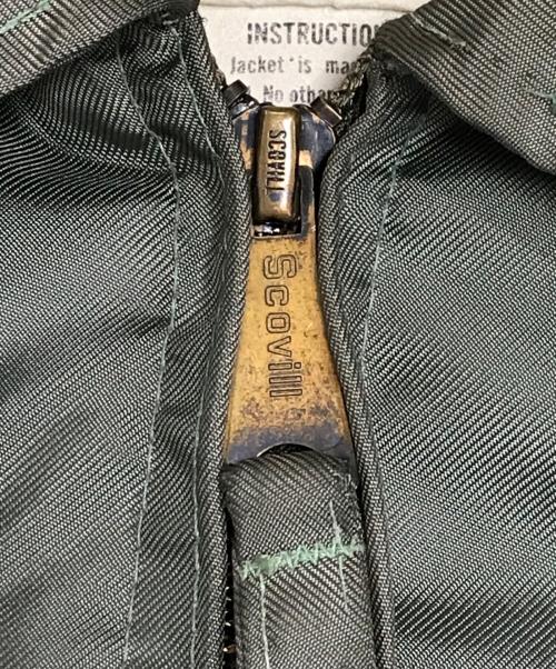VINTAGE MILITARY（ヴィンテージ ミリタリー）VINTAGE MILITARY (ヴィンテージ ミリタリー) フライトジャケット カーキ サイズ:Lの古着・服飾アイテム