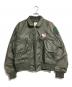 VINTAGE MILITARY（ヴィンテージ ミリタリー）の古着「フライトジャケット」｜カーキ