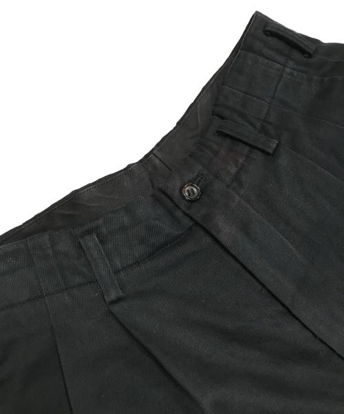 COMME des GARCONS HOMME（コムデギャルソン オム）COMME des GARCONS HOMME (コムデギャルソン オム) コットンパンツ ブラック サイズ:Sの古着・服飾アイテム