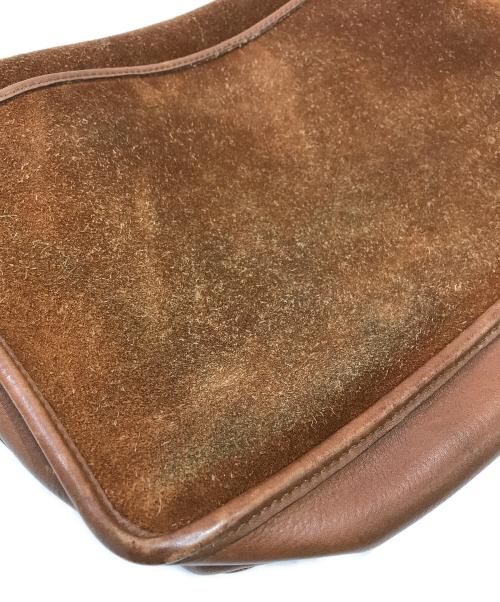 COACH（コーチ）COACH (コーチ) スウェードショルダーバッグ ブラウンの古着・服飾アイテム