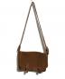COACH (コーチ) スウェードショルダーバッグ ブラウン：25000円
