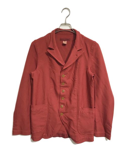 COMME des GARCONS SHIRT（コムデギャルソンシャツ）COMME des GARCONS SHIRT (コムデギャルソンシャツ) 多重ボタンポリ縮絨ジャケット レッド サイズ:XSの古着・服飾アイテム