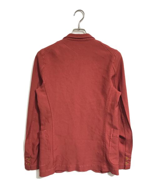 COMME des GARCONS SHIRT（コムデギャルソンシャツ）COMME des GARCONS SHIRT (コムデギャルソンシャツ) 多重ボタンポリ縮絨ジャケット レッド サイズ:XSの古着・服飾アイテム