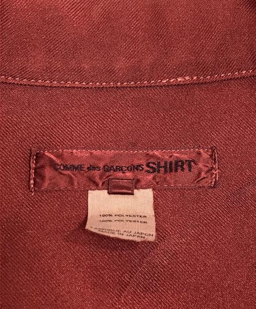 COMME des GARCONS SHIRT（コムデギャルソンシャツ）COMME des GARCONS SHIRT (コムデギャルソンシャツ) 多重ボタンポリ縮絨ジャケット レッド サイズ:XSの古着・服飾アイテム