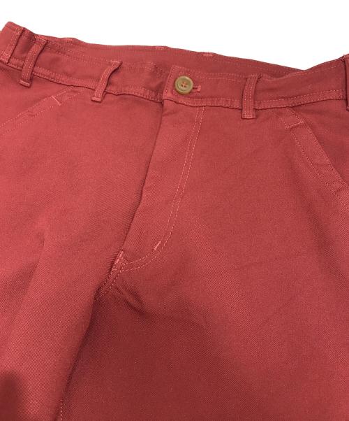 COMME des GARCONS SHIRT（コムデギャルソンシャツ）COMME des GARCONS SHIRT (コムデギャルソンシャツ) ポリ縮絨パンツ レッド サイズ:XSの古着・服飾アイテム