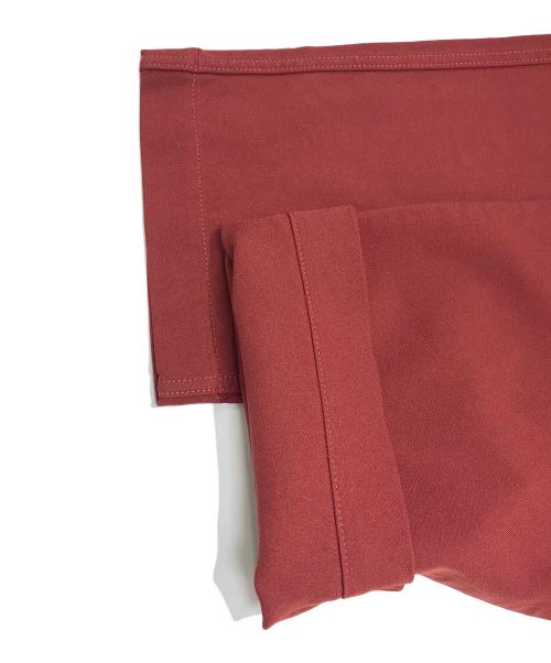 COMME des GARCONS SHIRT（コムデギャルソンシャツ）COMME des GARCONS SHIRT (コムデギャルソンシャツ) ポリ縮絨パンツ レッド サイズ:XSの古着・服飾アイテム