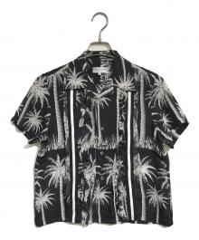 ROBE DE CHAMBRE COMME DES GARCONS（ローブドシャンブル コムデギャルソン）の古着「フリルアロハシャツ」｜ブラック