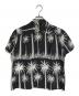 ROBE DE CHAMBRE COMME DES GARCONS (ローブドシャンブル コムデギャルソン) フリルアロハシャツ ブラック サイズ:S：12000円