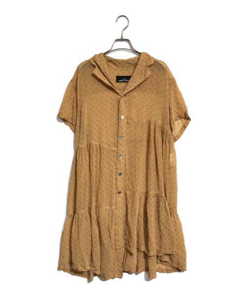 tricot COMME des GARCONS（トリココムデギャルソン）tricot COMME des GARCONS (トリココムデギャルソン) 80's シアードットワンピース ブラウン サイズ:表記なしの古着・服飾アイテム