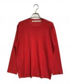 COMME des GARCONSコムデギャルソン）の古着「ニット」｜レッド