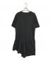 COMME des GARCONS (コムデギャルソン) スパンコールアシメワンピース ブラック サイズ:M：25000円