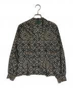 JUNIOR GAULTIERジュニアゴルチエ）の古着「総柄シャツ」｜グリーン