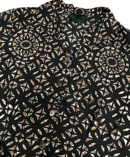 JUNIOR GAULTIER（ジュニアゴルチエ）JUNIOR GAULTIER (ジュニアゴルチエ) 総柄シャツ グリーン サイズ:40の古着・服飾アイテム