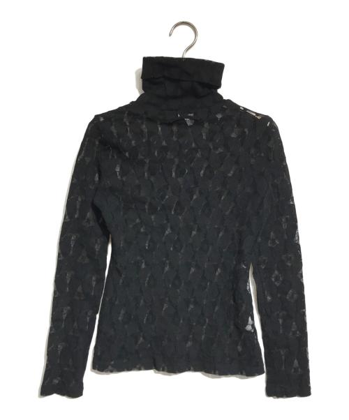 Jean Paul Gaultier FEMME（ジャンポールゴルチエ フェム）Jean Paul Gaultier FEMME (ジャンポールゴルチエ フェム) タートルネックカットソー ブラック サイズ:40の古着・服飾アイテム