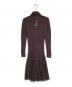 Jean Paul Gaultier FEMME (ジャンポールゴルチエ フェム) ドッキングワンピース レッド サイズ:40：23000円