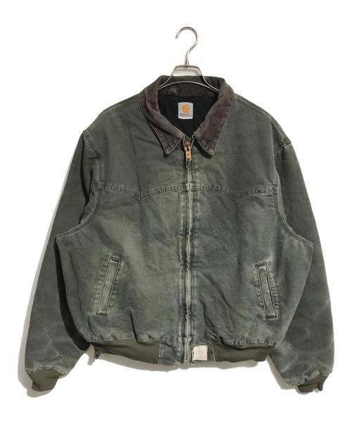 CarHartt（カーハート）CarHartt (カーハート) ダック地サンタフェジャケット モスグリーン サイズ:表記なしの古着・服飾アイテム