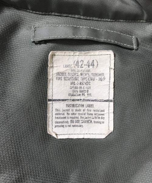 VINTAGE MILITARY（ヴィンテージ ミリタリー）VINTAGE MILITARY (ヴィンテージ ミリタリー) US ARMY CWU-36Pフライトジャケット カーキ サイズ:LARGEの古着・服飾アイテム