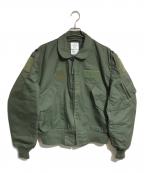 VINTAGE MILITARYヴィンテージ ミリタリー）の古着「US ARMY CWU-36Pフライトジャケット」｜カーキ