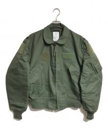 VINTAGE MILITARY（ヴィンテージ ミリタリー）の古着「US ARMY CWU-36Pフライトジャケット」｜カーキ