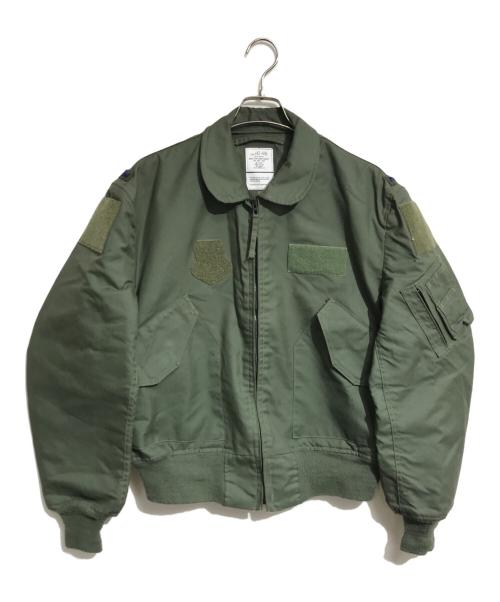 VINTAGE MILITARY（ヴィンテージ ミリタリー）VINTAGE MILITARY (ヴィンテージ ミリタリー) US ARMY CWU-36Pフライトジャケット カーキ サイズ:LARGEの古着・服飾アイテム