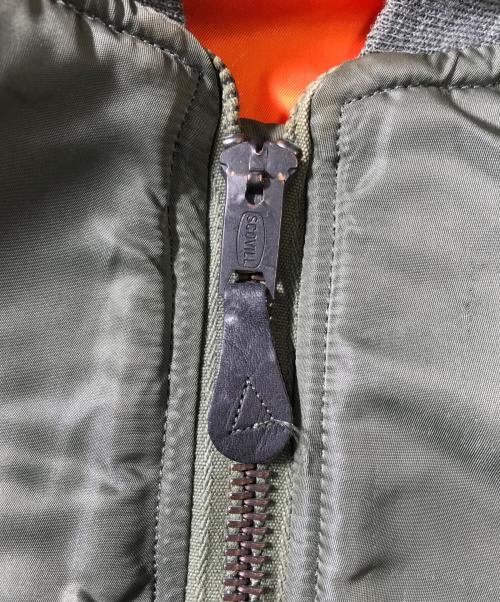 VINTAGE MILITARY（ヴィンテージ ミリタリー）VINTAGE MILITARY (ヴィンテージ ミリタリー) US ARMY MA-1ジャケット カーキ サイズ:Mの古着・服飾アイテム