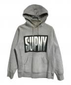 SUPREMEシュプリーム）の古着「プルオーバーパーカー」｜グレー