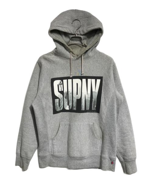 SUPREME（シュプリーム）SUPREME (シュプリーム) プルオーバーパーカー グレー サイズ:Mの古着・服飾アイテム