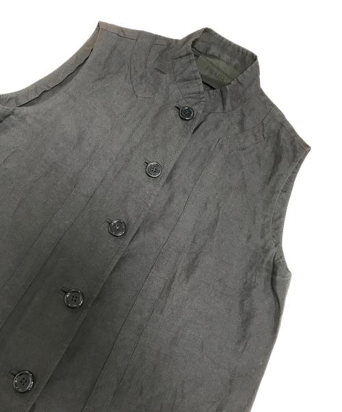 PRADA（プラダ）PRADA (プラダ) シルクリネンジレ ネイビー サイズ:40の古着・服飾アイテム