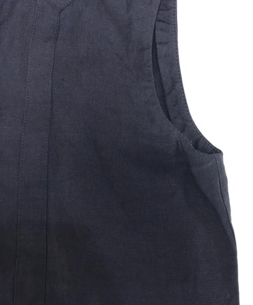 PRADA（プラダ）PRADA (プラダ) シルクリネンジレ ネイビー サイズ:40の古着・服飾アイテム